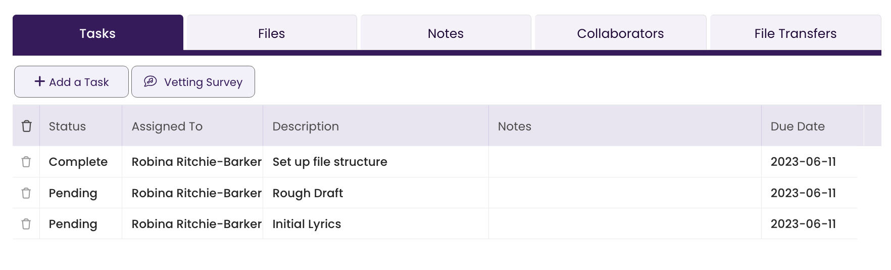 TrackSync status icon showing as online.