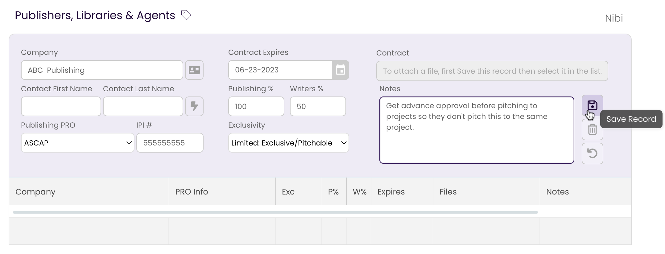 Clicking the Save Changes button in the Publishing Tab.